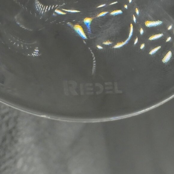 Riedel Wine Glasses Set of 2 Crystal Clear Elegant‎ Stemware Barware 8" - Picture 3 of 4